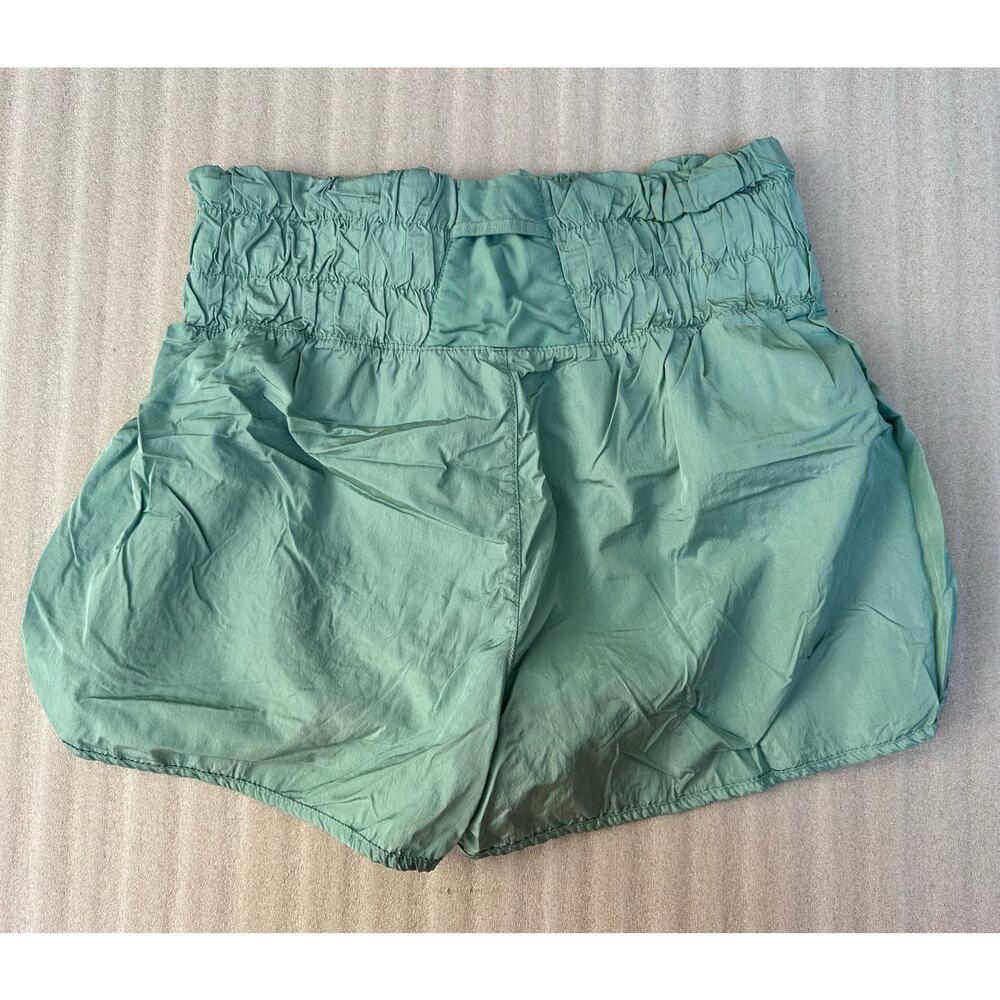 Love Tree Athletic Shorts Women’s Large Green High Waisted Running Gym Lined